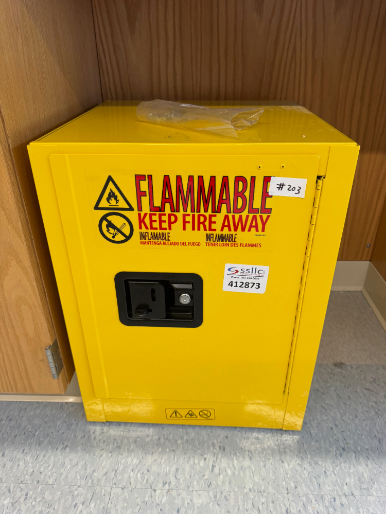 Image of ULINE 4 Gallon Flammable Liquid Storage Cabinet
